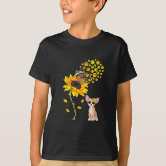 You Are My Sunshine Sunflower Chihuahua Men Women T-Shirt