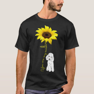 You Are My Sunshine Sunflower Poodle Lover Mom Shi T-Shirt
