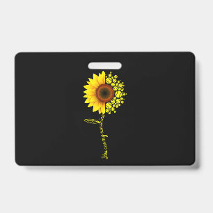 You Are My Sunshine Sunflower Softball Badge