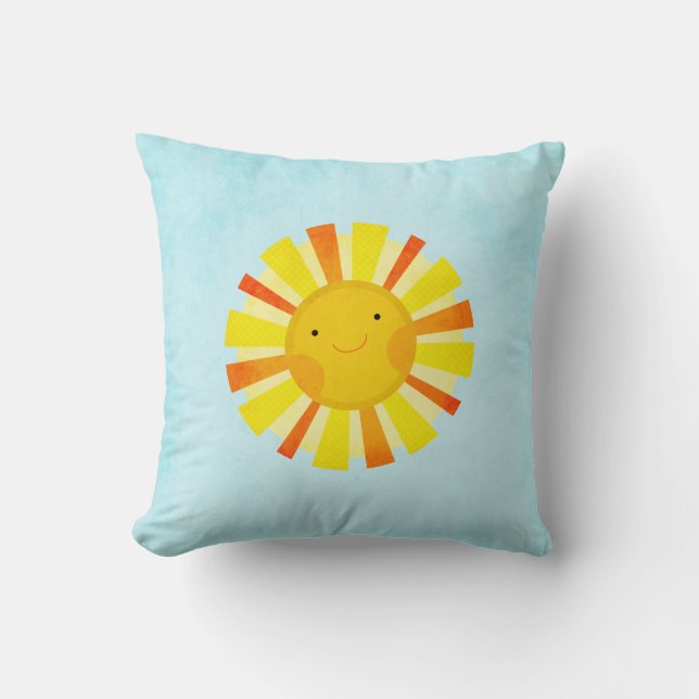 You Are My Sunshine Throw Pillow (Front)