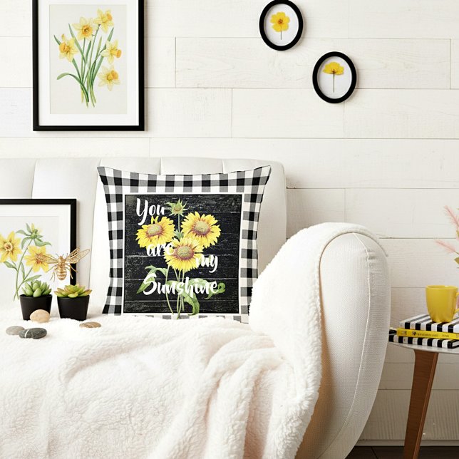 You are my sunshine throw pillow (Creator Uploaded)