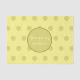 You Are My Sunshine Tissue Paper (Butter Yellow)