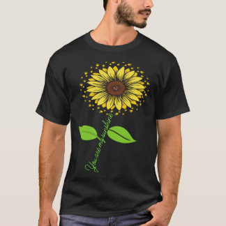 You Are My Sunshine top Sunflower Cat paw print