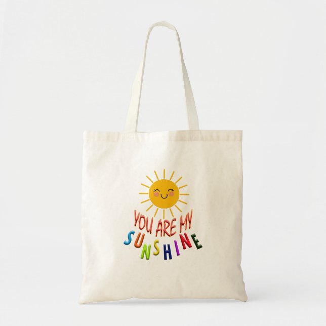 YOU ARE MY SUNSHINE TOTE BAG (Front)