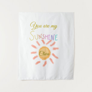 you are my sunshine yellow orange sun rays add nam tapestry