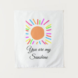 you are my sunshine yellow orange sun rays add nam tapestry