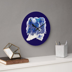 You Are My True North Large Clock