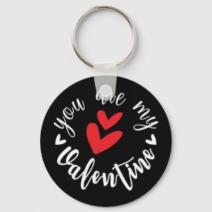 You are my Valentine, two little hearts Keychain