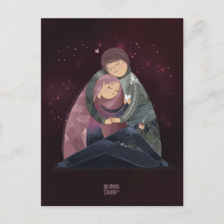 You are my world by Alexandra Dikaia Love Holiday Postcard