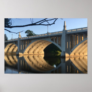 You are never cashed south bend Indiana Bridge  Poster