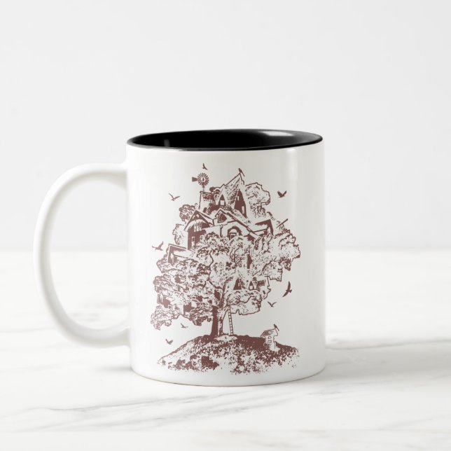 "You Are Never Too Old To Play" Treehouse Mug (Left)