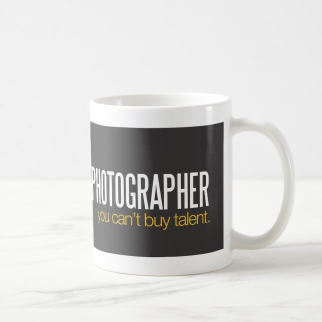 You Are Not a Photographer coffee mug (Right)