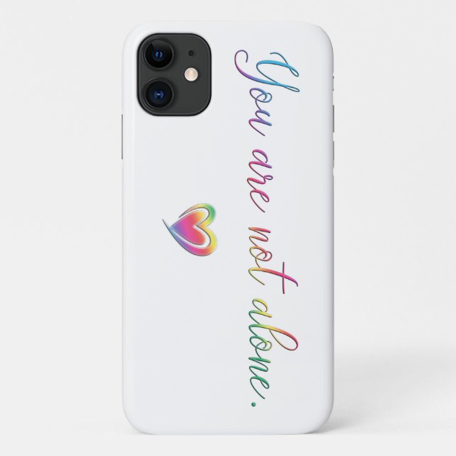 You Are Not Alone Case-Mate iPhone Case (Back)