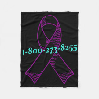 You Are Not Alone Fleece Blanket