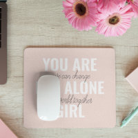You Are Not Alone Girl Positive Motivation Quote 