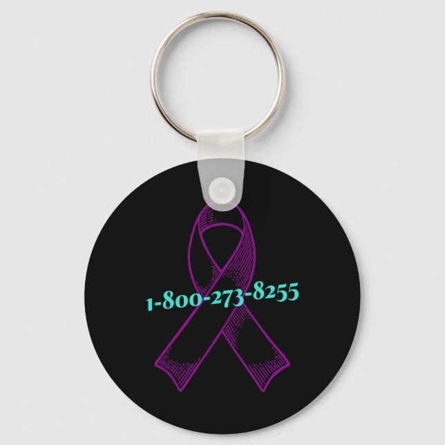 You Are Not Alone  Keychain (Front)