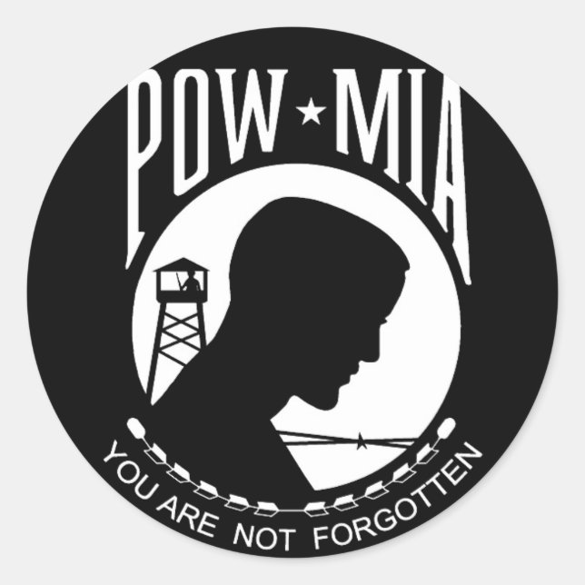 You Are Not Forgotten! Classic Round Sticker (Front)