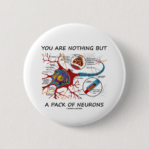 You Are Nothing But A Pack Of Neurons (Synapse) 2 Inch Round Button