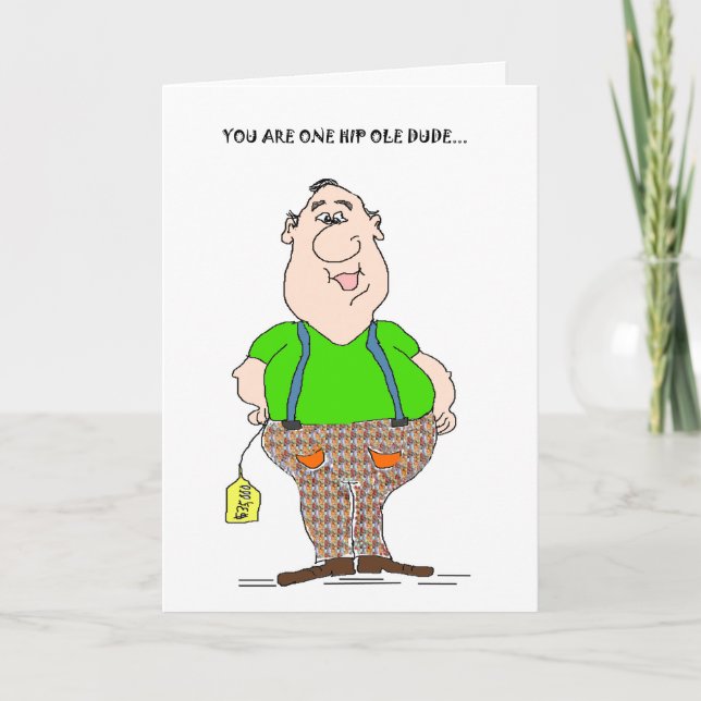 YOU ARE ONE HIP OLE DUDE HIP REPLACEMENT CARD (Front)