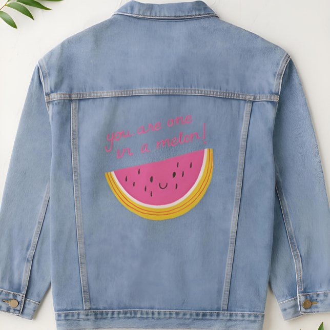 You Are One in a Melon Denim Jacket (Creator Uploaded)