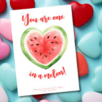 You are one in a melon funny valentine's day