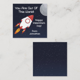 You Are Out Of This World Classroom Valentine's Card