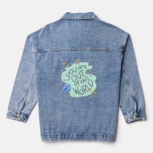 you are out of this world denim jacket