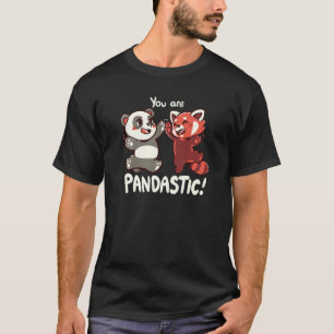 You are Pandastic High Five Red Panda and Panda T-Shirt