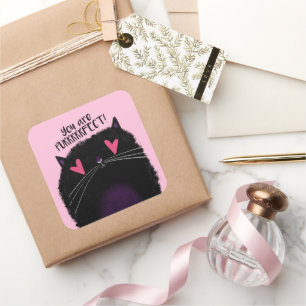 You are PURRRFECT Square Sticker