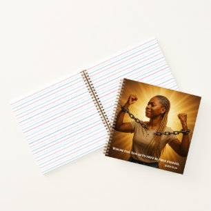 You are "Set Free Indeed" Christian Empowerment Notebook