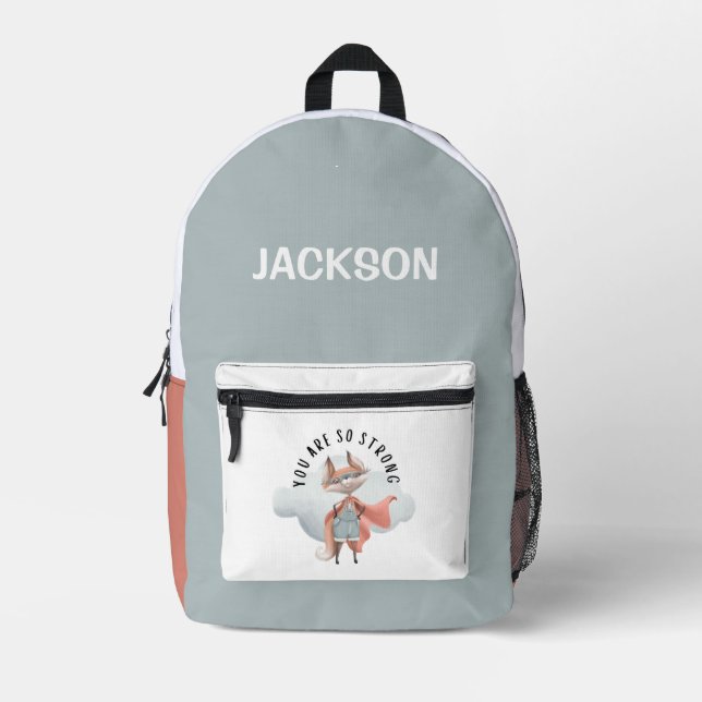 You Are So Strong Fox Backpack (Front)