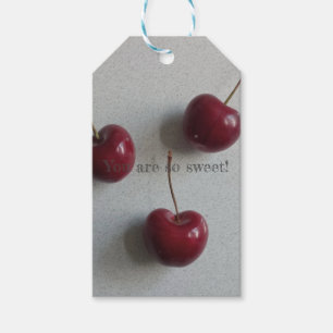 You Are So Sweet Cherry Gift Tags