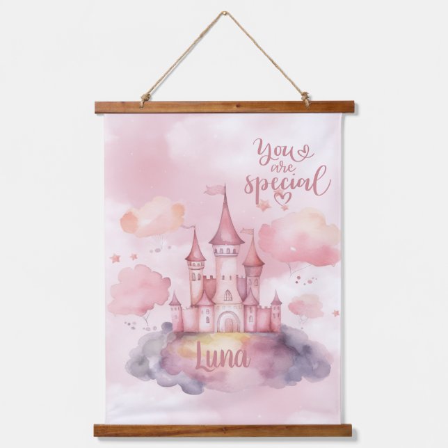You are Special Palace Pink Cloud customizable Hanging Tapestry (Front)
