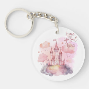 You are Special Palace Pink Cloud customizable Keychain