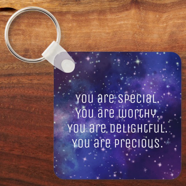 "You Are Special" Positive Affirmations Keychain (Front)