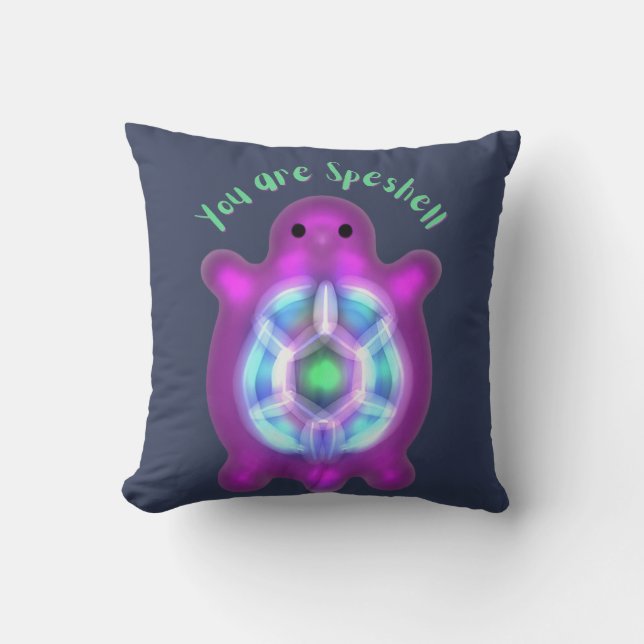 You Are Speshell Turtle Personalized Gift Throw Pillow (Front)