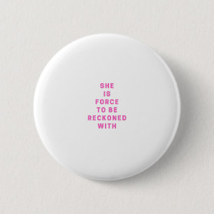 You are Stronger than You Know - Pink   Religious 2 Inch Round Button