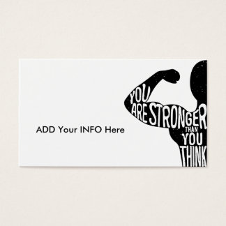 You Are Stronger Than You Think