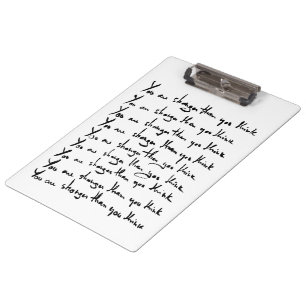 You are STRONGER than you think! quote Clipboard