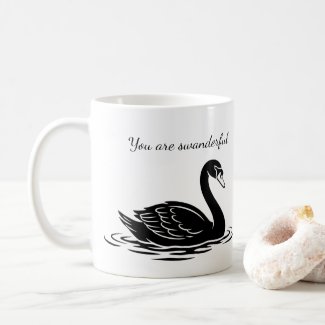 You are swanderful black swan Funny Goth Gift