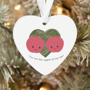 You are the Apple of my Eye Ornament
