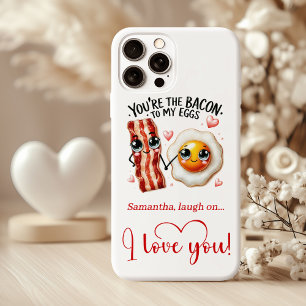 You are the bacon to my eggs funny Valentine's  iPhone 15 Mini Case