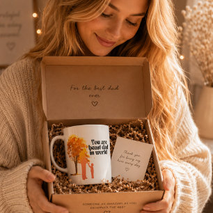 You Are the Best Dad in the World Two-Tone Coffee Mug