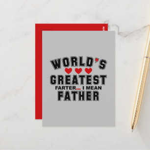 You are the BEST Father Happy Fathers Day 2024 Postcard