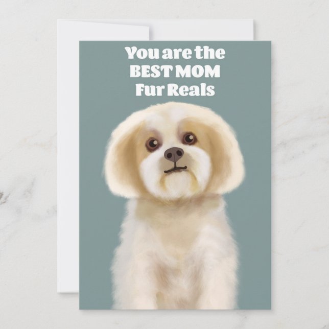 You are the best MOM Holiday Card (Front)