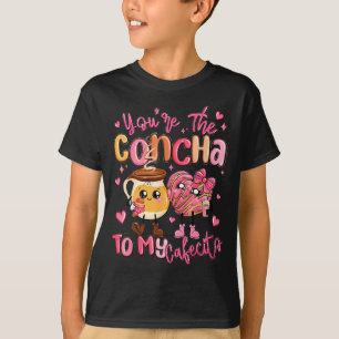 You Are The Concha To My Cafecito Funny Mexican Va T-Shirt