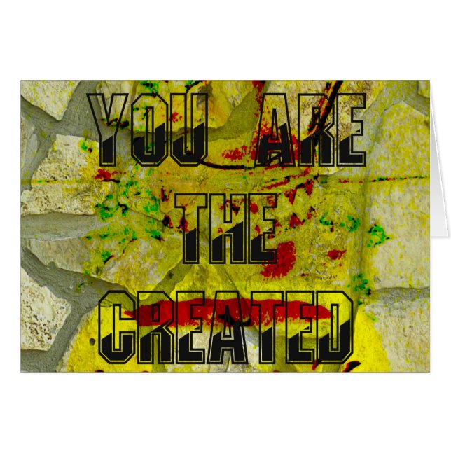 You are the created promise. Customize Product (Front Horizontal)