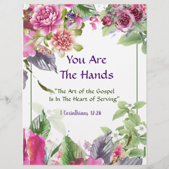 You Are the Hands Personalized Paper (Front)