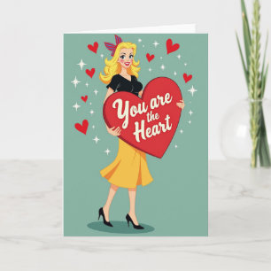 You Are The Heart Of Me Love Card
