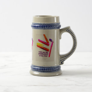YOU are the HIGHLIGHT of my Day Encouragement Gift Beer Stein